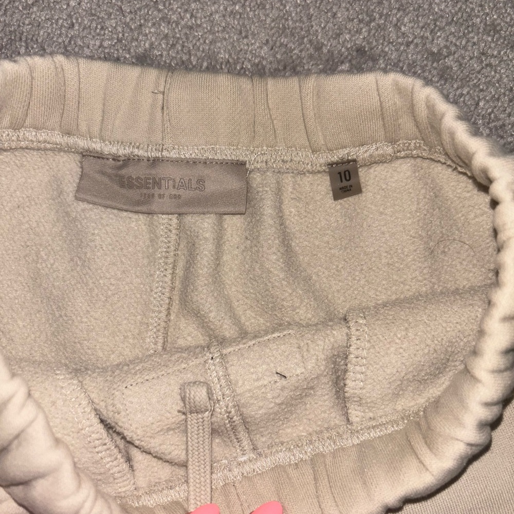 Essentials Kids Cream Joggers